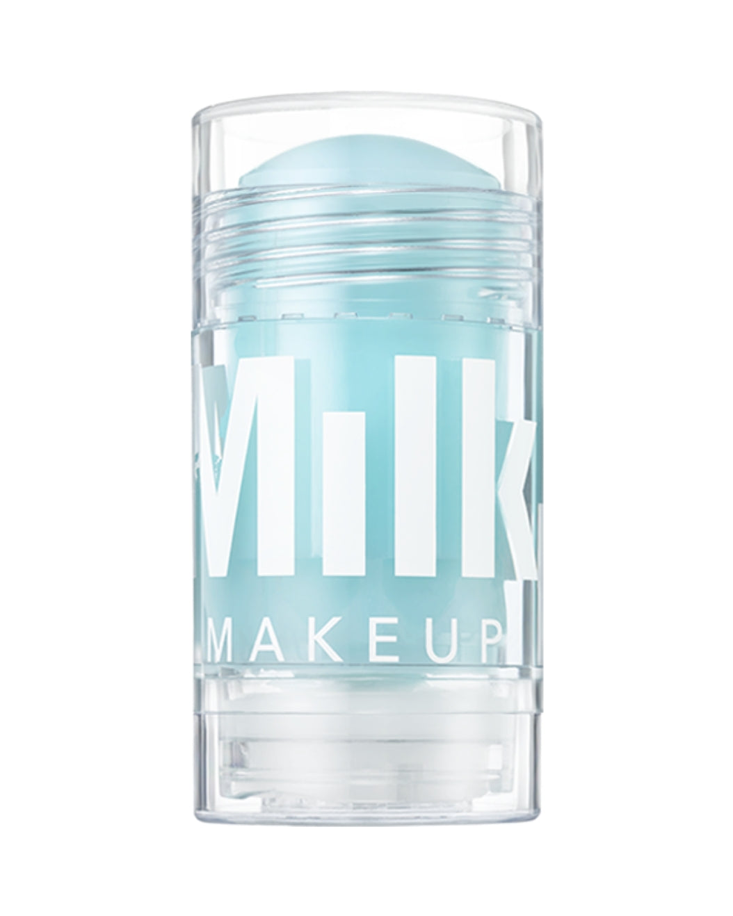 Product image of a light blue stick of Milk Makeup Cooling Water on a white background