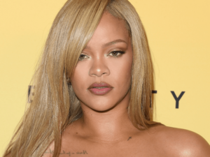 Rihanna Debuted a Bright Blonde Pixie Cut to Announce Fenty Hair Care